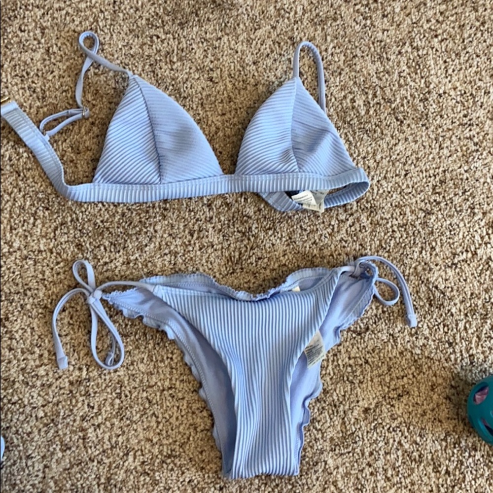 Ribbed Hollister Bikini with 2 bottom options